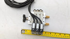 3x SMC SY5140-5DZ Base Mount Solenoid Valves 0.15~0.7MPa 5 Port 2 Position 24VDC