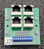 Lot of 7 USB Micro Breakout Board RJ45 Terminals DIN Rail Clips BRKLD15HDF-SG