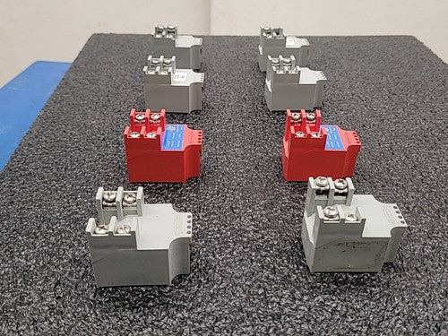 Lot of 8x Banner Industrial Relay Terminal Block PBA PBP 120VAC L941887