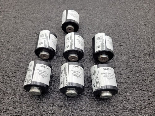 Lot of 7 AVX High Voltage Power Capacitors FPX66-9496--B 2000VDC 0.05 uF