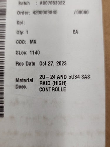 Dot Hill HP 5BX PFRUKC82-01 55X5.4 4-12GSAS Storage Drive Array Controller New