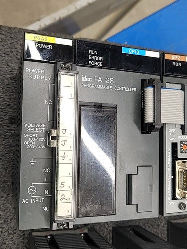 LOT IDEC FA-3S Programmable Controller PLC Lot CPU PSA1 AD122 CP11 R16I Modules