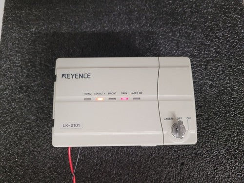 Keyence LK-2101 CCD Laser Displacement Sensor Controller Tested Working Pull