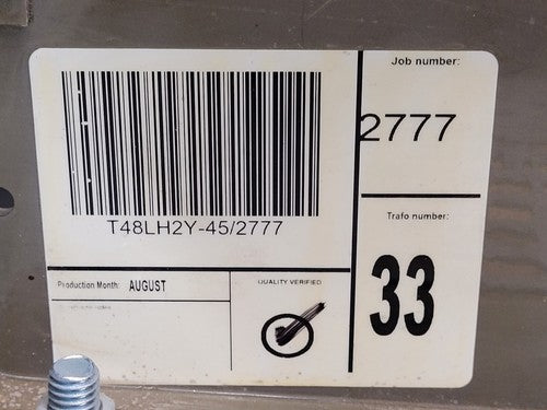 Federal Pacific 480V P 208Y/120 S 3PH Step Down T48LH2Y-45 Transformer 45KVA
