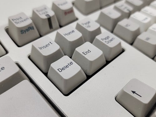 KeyCal Focus FK-8000 Electronic Mechanical AT Keyboard LCD Calculator Vintage