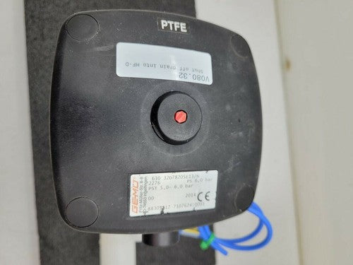 Gemu 2" DN32 Diaphragm Shutoff Valve Air Open Spring Close PTFE 630 32D78205E13
