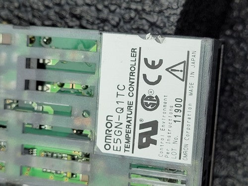 OMRON E5GN-Q1TC Temperature Controller Powered On