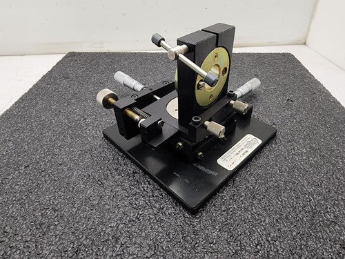 Dage 3 Axis Mirror Laser Lens Positioning X-Y-Theta Optical Stage Starrett Micro