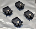 Set of 4 HP 5060-0767 Old Style Test Equipment Feet Original OEM Black
