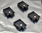 Set of 4 HP 5060-0767 Old Style Test Equipment Feet Original OEM Black