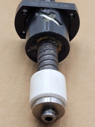 1505 Kuroda ABB Recirculating Ball Screw 12" OAL 6" Travel 5mm lead 8mm Shaft