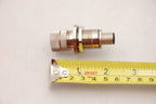 Turck-Style 5-Pin SS Panel Mount Connectors, Female to Male - Lot of 10