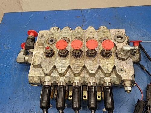 Parker Pulsar VPL Series Hydraulic Valve Manifold Block Solenoid Stack 5 Way A