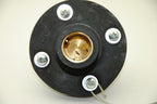 Leviton Single-Pole Female Receptacle, Black, 1-1/8" ID