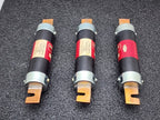 Lot of 3  Bussmann  LPS-RK-125  time delay current - limiting fuse.