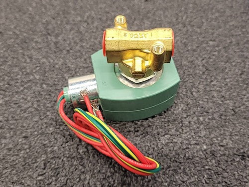 ASCO Red Hat Solenoid Valve Brass NC Air Inert Gas 8262H208 6WTT9