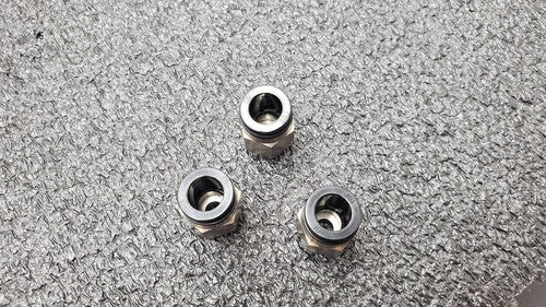 3x SMC KAH10-U02 Antistat One-Touch Fittings 10mm Applicable Tubing 1/4" Thread