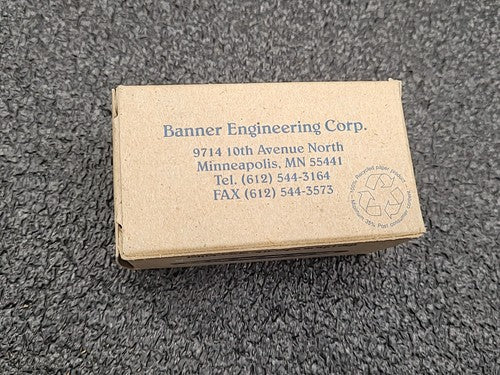 Banner M126E2LDQ 53801 Laser Sensor Class 2 Emitter Photoelectric Barrel