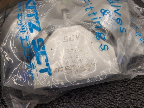 SCV KITZ SCT Mono Block Diaphragm Pneumatic Valve PCTFE Seat B23VKD8C