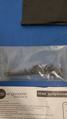 ESI Ergonomic Solutions AA260 Spring Assisted Articulating Keyboard Arm
