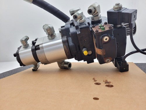 Poclain Hydraulics B47581S 3x Hydraulic Pump Stack CCW Rotation B