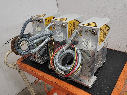 Lot 3x Muegge MH2000S-218BB Magnetron Head 2kW 2.45GHz Microwave Generator