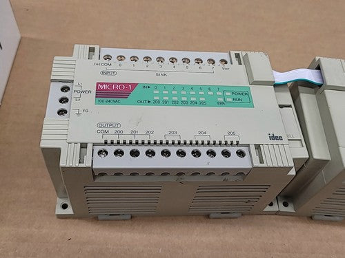IDEC Micro-1 PLC FC1A-C2A1E Programmable Logic Controller w/ Expansion Module
