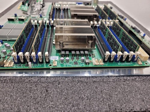 Supermicro X9DRW-3TF+ Server Motherboard 64Gb Ram 2x E5-2620 Xeon Working Pull