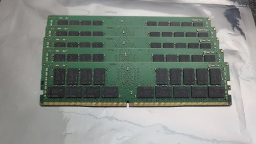 Lot 6x Micron 32GB PC4-2933Y DDR4 ECC Registered RDIMM RAM Memory 2933MHz Tested