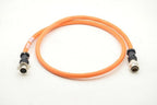 Cable 8-Position 7-Pin Male to Panel Mount Female 2 Meter