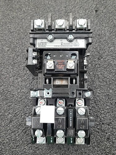 Allen Bradley 509-BOD NEMA Size 1 Motor Starter Contactor CB236 Coil