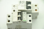 Lot of 2, 2-Pole Circuit Breakers, FUJI CP6 2DU25 D-25A & MOELLER FAZN C10