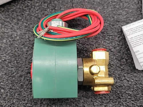 ASCO RedHat 8262H212 Solenoid Valve Brass Normally Closed NC