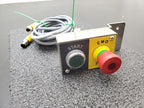 Stainless Steel SS Emergency Machine Off Start Button Turck Euro Fast 8 Pin EMO