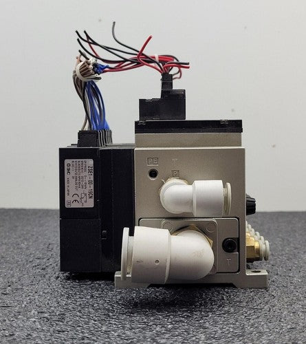 7 Valve Block SMC ZSE1-00-19C Compact Vacuum Switch Ejector 12-24VDC 0-15PSI