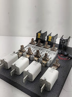 4 Bussmann PV-400A-3L 400A gPV Photovoltaic Fuses with Holders & Terminal Covers