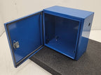 Hoffman Blue Steel Electrical Enclosure Junction Box Locking Gasket Seal 12x12x7