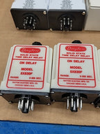 12x Dayton 5X830F Solid State Time Delay Relay On-Delay Timer with Socket Mounts