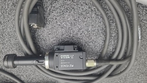 Keyence CV-5502 Vision System Controller w/ 2x CV-H200M CCD Cameras BP470 Lenses