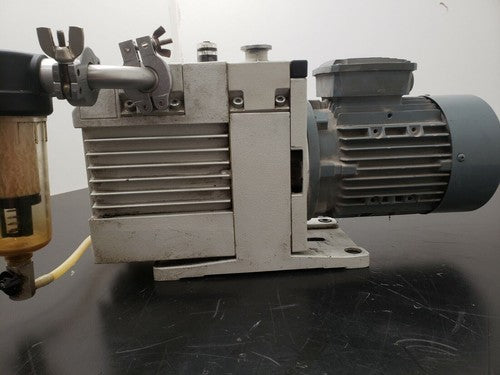 Leybold Trivac 240V D4B Tested To 11 Microns W/ AF8 Filter, OF4-25