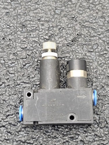 Lot 3x Pisco RVUM4-4 LRMA-QS-6  Inline Pressure Regulator Reducing Valve Gauge