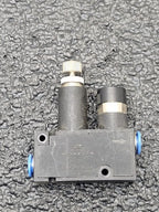 Lot 3x Pisco RVUM4-4 LRMA-QS-6  Inline Pressure Regulator Reducing Valve Gauge