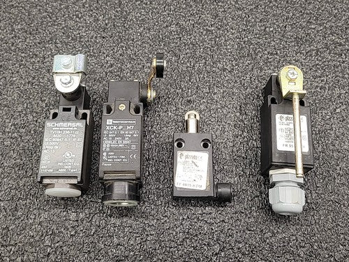 Lot 4 Limit Switches Schmersal TV10H Telemecanique XCKP Pizzato FF 4815 KDM