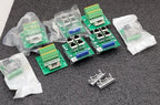 Lot of 7 USB Micro Breakout Board RJ45 Terminals DIN Rail Clips BRKLD15HDF-SG
