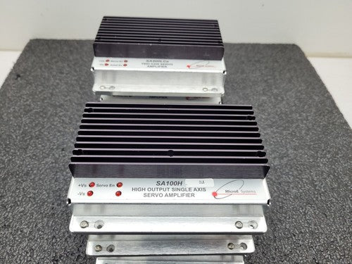 Lot of  6 MicroE Systems SA100H SA200LC Servo Amplifier 1-20kHz