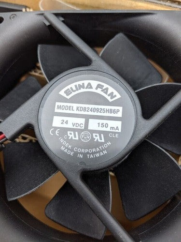 New Lot of 12 Elina Fan Brushless 24VDC 150 mA Indek KDB240925HB6P
