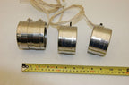 Lot of 3 Heat & Sensor Band Heater 400-0081-02 250W 48V Type M Wrap Pipe Heater