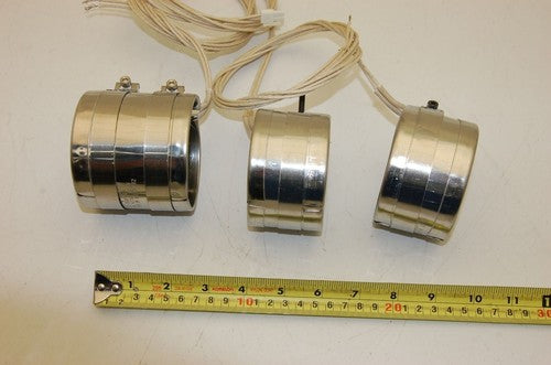 Lot of 3 Heat & Sensor Band Heater 400-0081-02 250W 48V Type M Wrap Pipe Heater