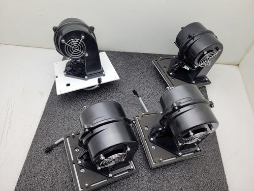 Lot of 4 Squirrel Cage Dual Sided Motor Cooling Fan Phase 2 Space Blower EB1