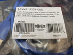 TRIPP-LITE U324-006 USB 3.0 Extension Cable, A (Male) / A (Female) 6 feet NEW